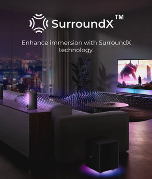 ULTIMEA Apollo S70 Ultra 7.1ch Soundbar met Draadloze Subwoofer & Surround Speakers - 410W Home Theater