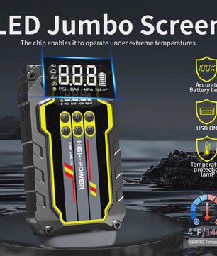 AntPower 1200A 4-in-1 Jump Starter: Krachtige Powerbank & Accubooster voor Benzine en Diesel