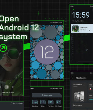 HiBy R4 HiFi Music Player: Quad DAC, Android 12, MQA & DSD256 met 11 uur batterijduur