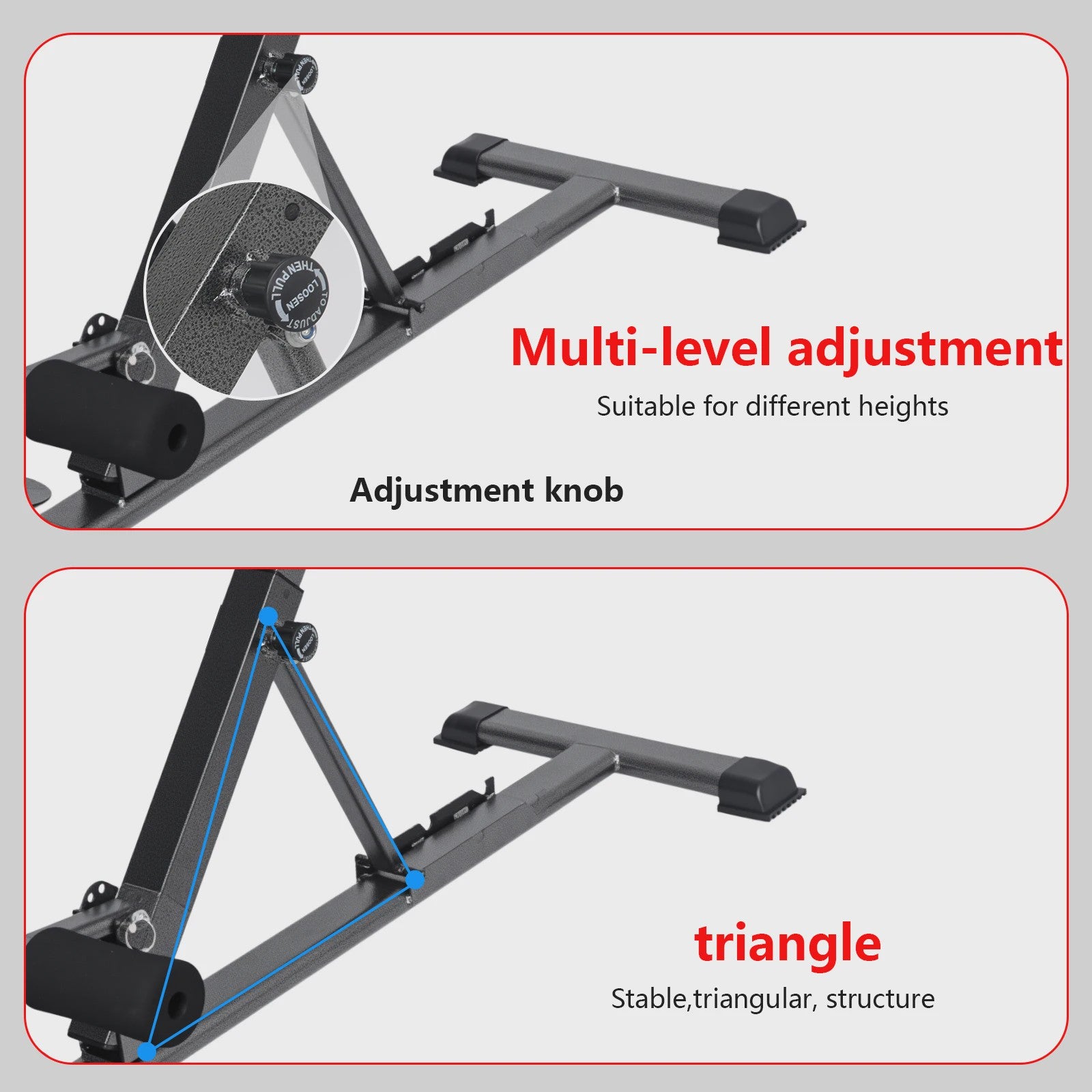 Opvouwbare Romeinse Bank - Back Trainer & Abdominal Trainer voor Krachttraining