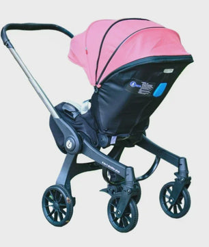 Multifunctionele 4-in-1 Kinderwagen & Reiswieg: Lichtgewicht, Inklapbaar & Hoge Zit