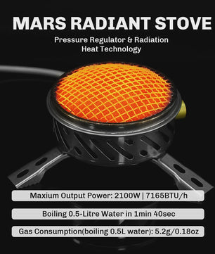 Fire-Maple Mars Radiant Camping Stove: Compact, Windproof & Efficiënt