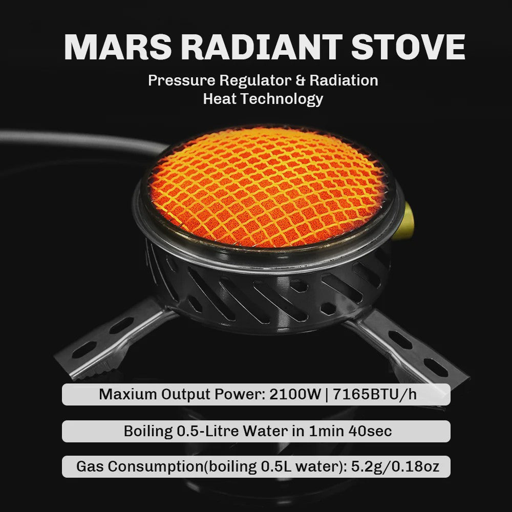 Fire-Maple Mars Radiant Camping Stove: Compact, Windproof & Efficiënt