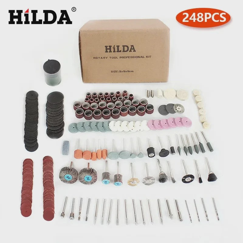 HILDA 91-delige Rotary Tool Accessoireset voor Dremel en Vergelijkbare Gereedschappen