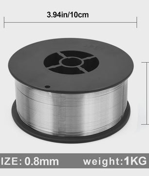 HITBOX 0.8mm Flux Cored MIG Lasdraad - Zelfbeschermend, 1kg, Gasloos Lassen van Koolstofstaal