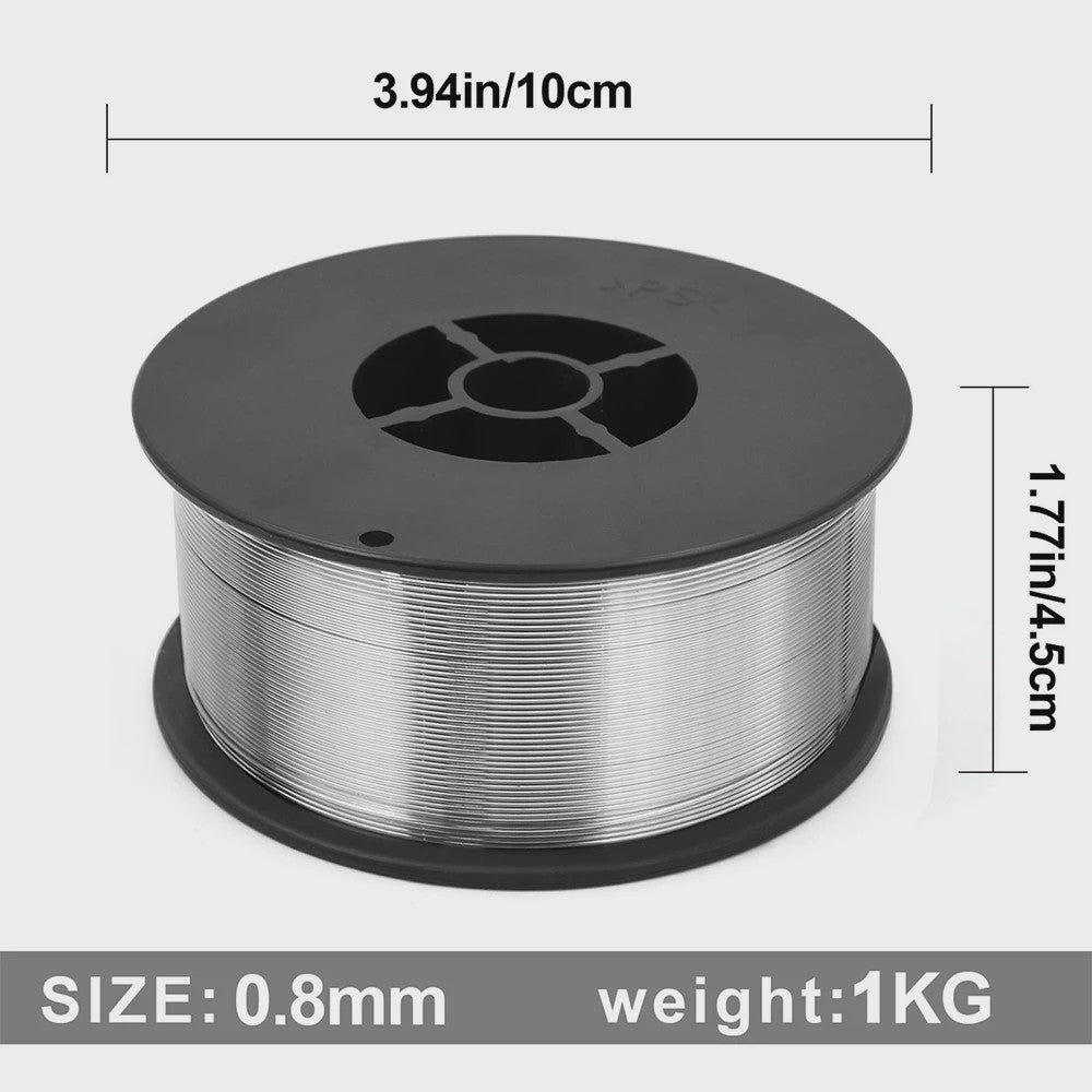 HITBOX 0.8mm Flux Cored MIG Lasdraad - Zelfbeschermend, 1kg, Gasloos Lassen van Koolstofstaal