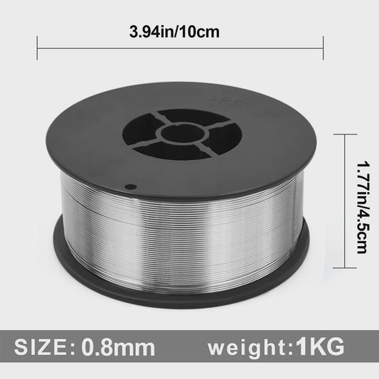 HITBOX 0.8mm Flux Cored MIG Lasdraad - Zelfbeschermend, 1kg, Gasloos Lassen van Koolstofstaal