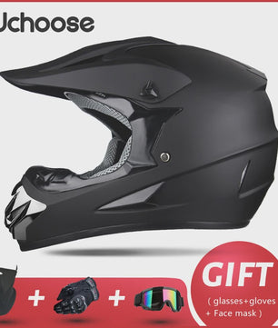 Professionele Off-road Motorhelm voor Volwassenen & Kinderen - Inclusief Gratis Gift Set