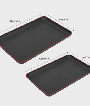 Japans Stijl Rechthoekig Dienblad - Duurzaam Plastic Serveerblad voor Horeca & Thuis