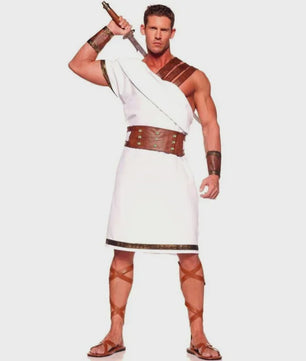 Romeinse Gladiator & Soldaat Kostuum voor Heren - Halloween & Carnavalsfeest