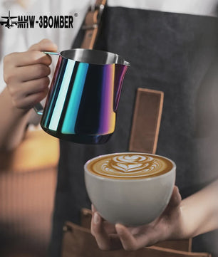 MHW-3BOMBER Melkopschuimkan 600ml - RVS Pitcher voor Latte Art & Cappuccino