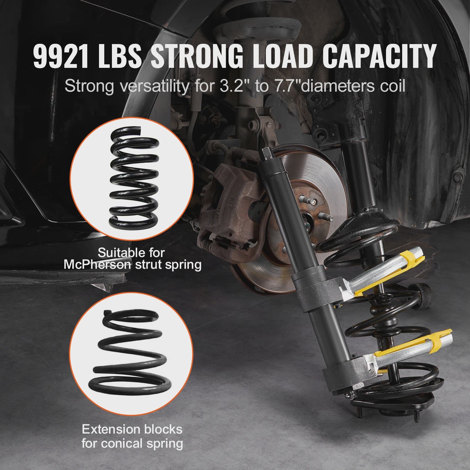 Professionele MacPherson Veercompressor Set - Universeel voor Schokdempers