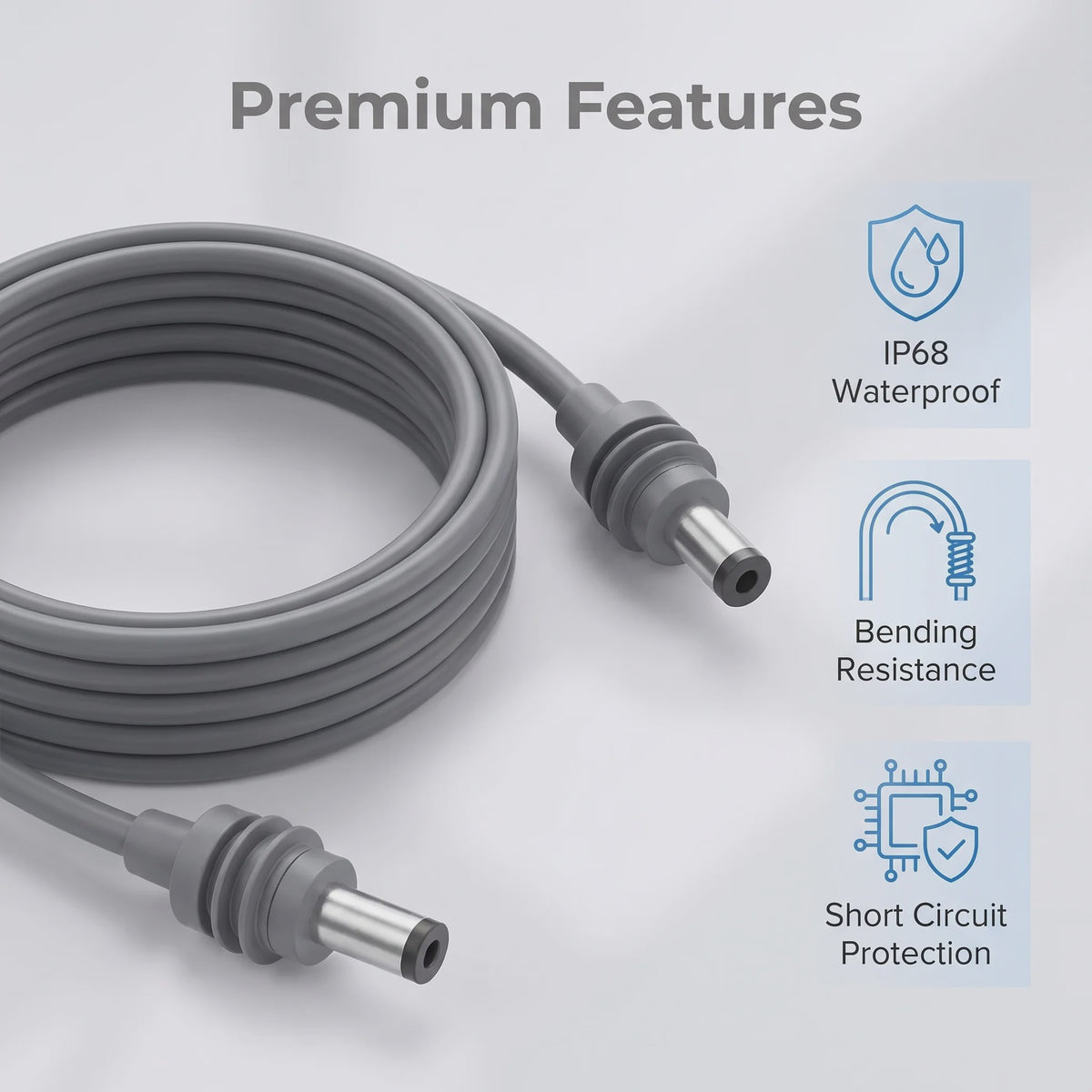 10FT Waterdichte DC Verlengsnoer voor Starlink Mini SPX MINI - Duurzaam & Veilig