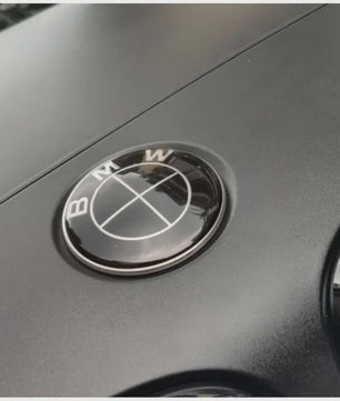 7-delige BMW Embleem & Sticker Set: Kap, Stuur, Velgen & Meer