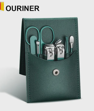 Luxe 7-delige Manicure & Pedicure Set - Draagbare Nagelknipper Kit voor Persoonlijke Verzorging