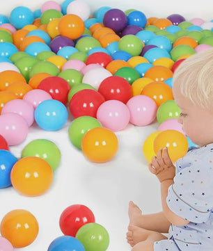 Vrolijke Ocean Ballen Speelgoed - Zachte Plastic Ballen voor Binnen en Buiten Plezier