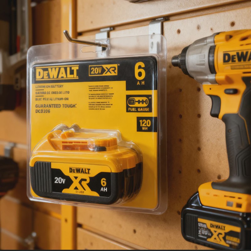 DeWalt 20V MAX XR 6.0Ah Lithium Accu - DCB206 - Snel Opladen