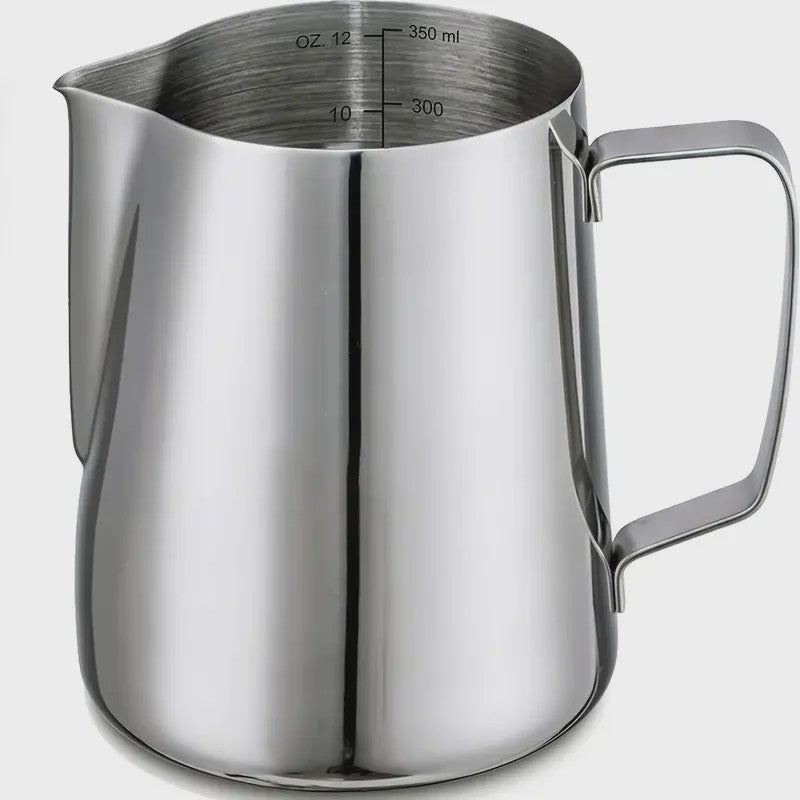 Set van 3 RVS Melkopschuimkannen (350/600/900ml) met Maatverdeling - Barista Kwaliteit