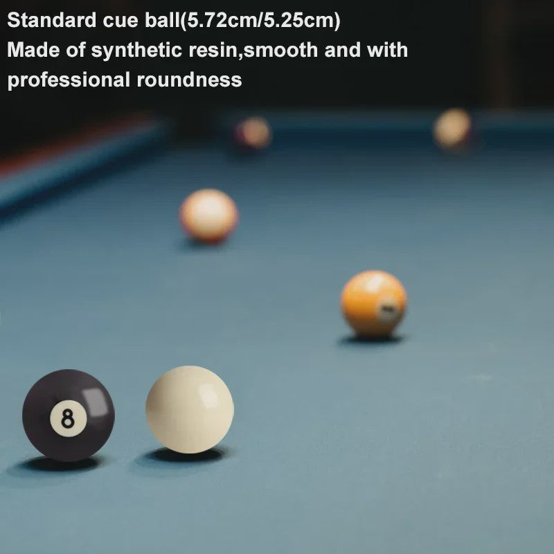 Zwarte 8 Poolbal - Standaard 57.2mm / 52.5mm - Hars - Oefenbal