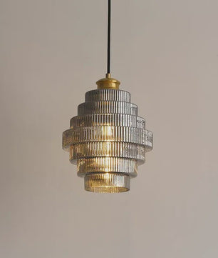 Nordic Retro Luxe Glazen Hanglamp - Sfeervolle Verlichting voor Bar, Slaapkamer & Eetkamer