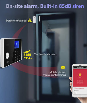 KERUI WIFI GSM Alarm Systeem met Tuya Smart App - Slimme Beveiliging voor Thuis
