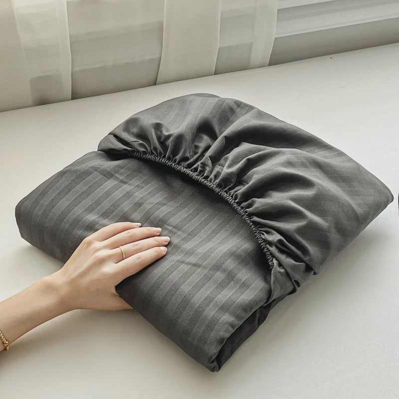 Zachte Hoeslaken met Elastische Band - Effen Kleur - 90-180x200cm