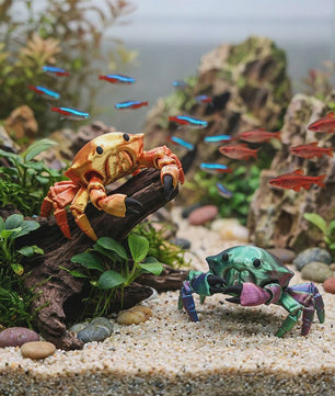 Flexibele 3D Geprinte Krab Speelgoed met Beweegbare Gewrichten - Decoratie & Cadeau