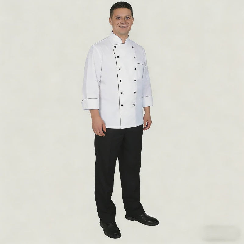Comfortabele Heren Kokbroek - Ruimvallend & Ademend Werkbroek voor Keuken en Horeca