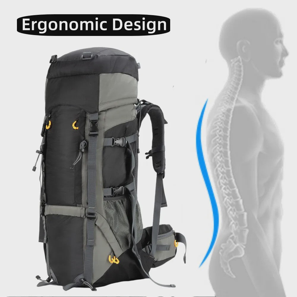 Night Cat Kampeerrugzak 70L/90L - Waterdicht, Lichtgewicht & Ademend - Outdoor Rugzak voor Wandelen & Reizen