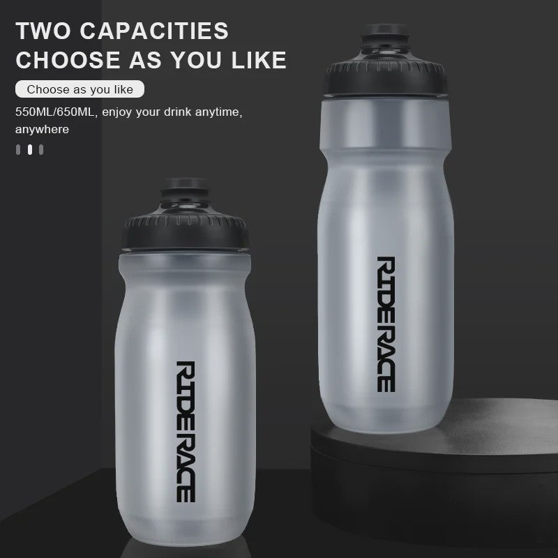 RIDERACE Sportfles 550ML/650ML - Lichtgewicht Fietsbidon voor Hardlopen & Outdoor