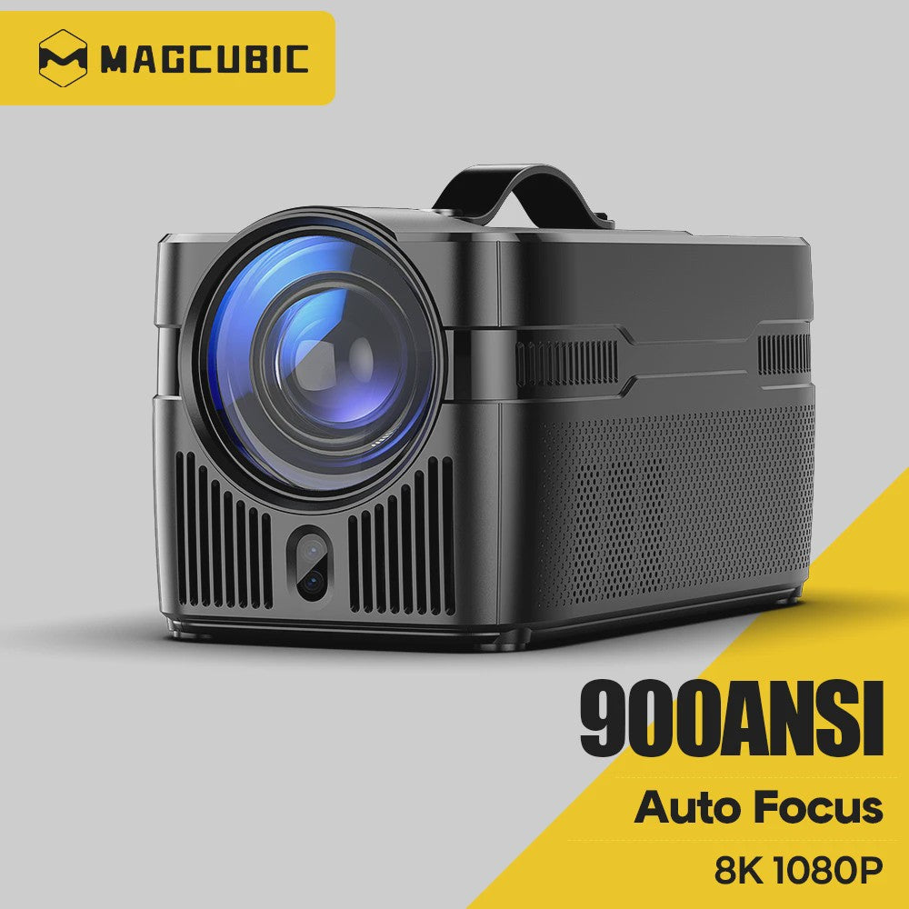 Magcubic HY450 Ultra Short Throw Projector: 900 ANSI Lumen, 1080P Native, 8K Support, Auto Focus & Offset