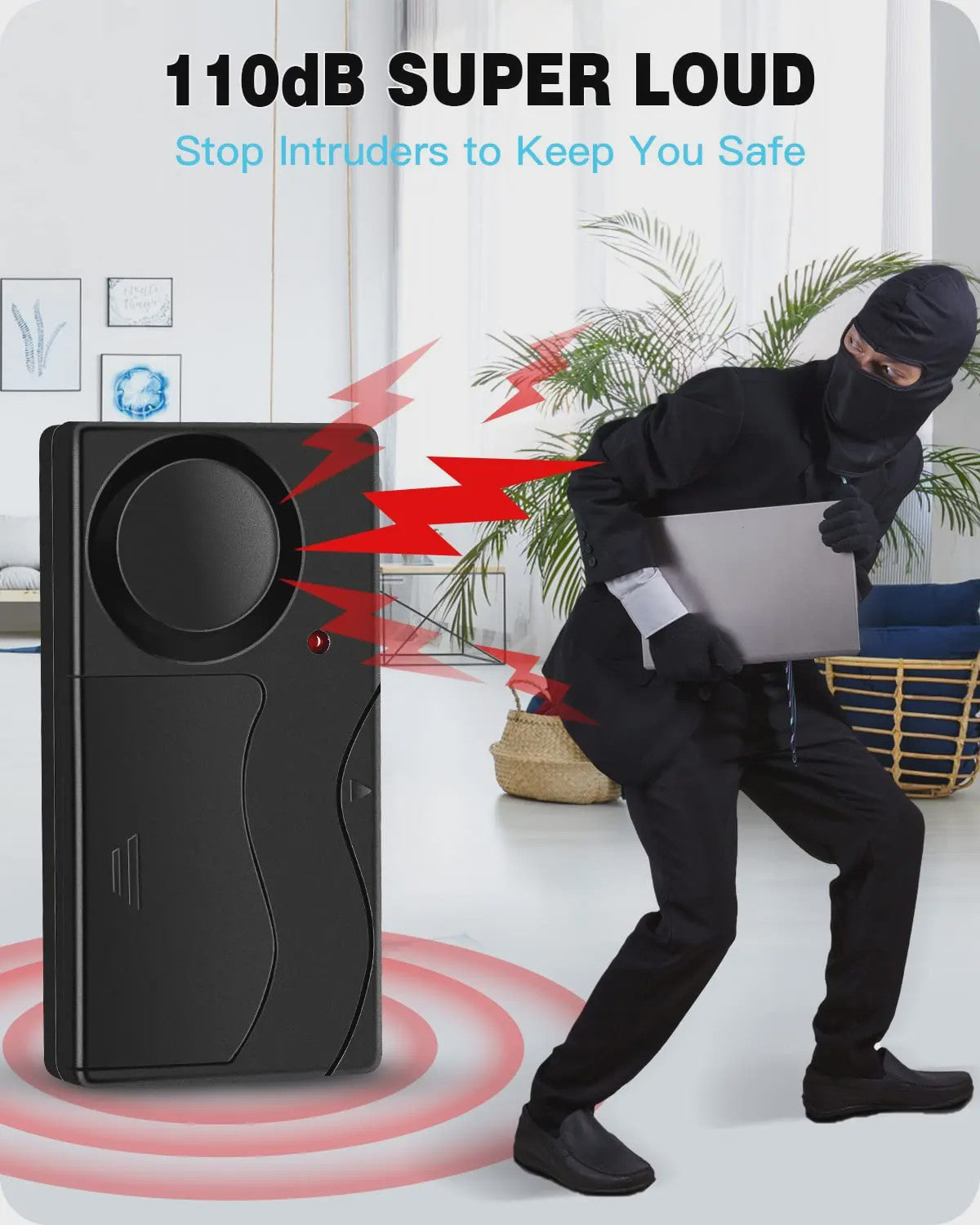 Draadloos Anti-diefstal Alarm 110 dB voor Fiets & Motor met Afstandsbediening
