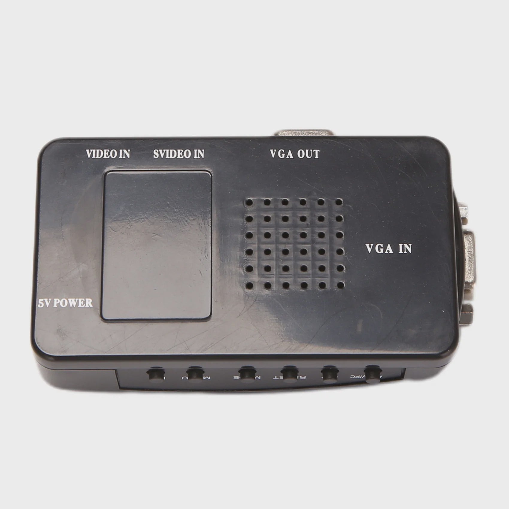 AV naar VGA Converter met RCA & S-Video ingang - Beeldconversie Switch Box