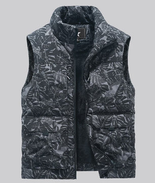 Heren Winter Vest - Warm Fleece Gevoerd, Multi-Pocket, Grote Maten tot 6XL