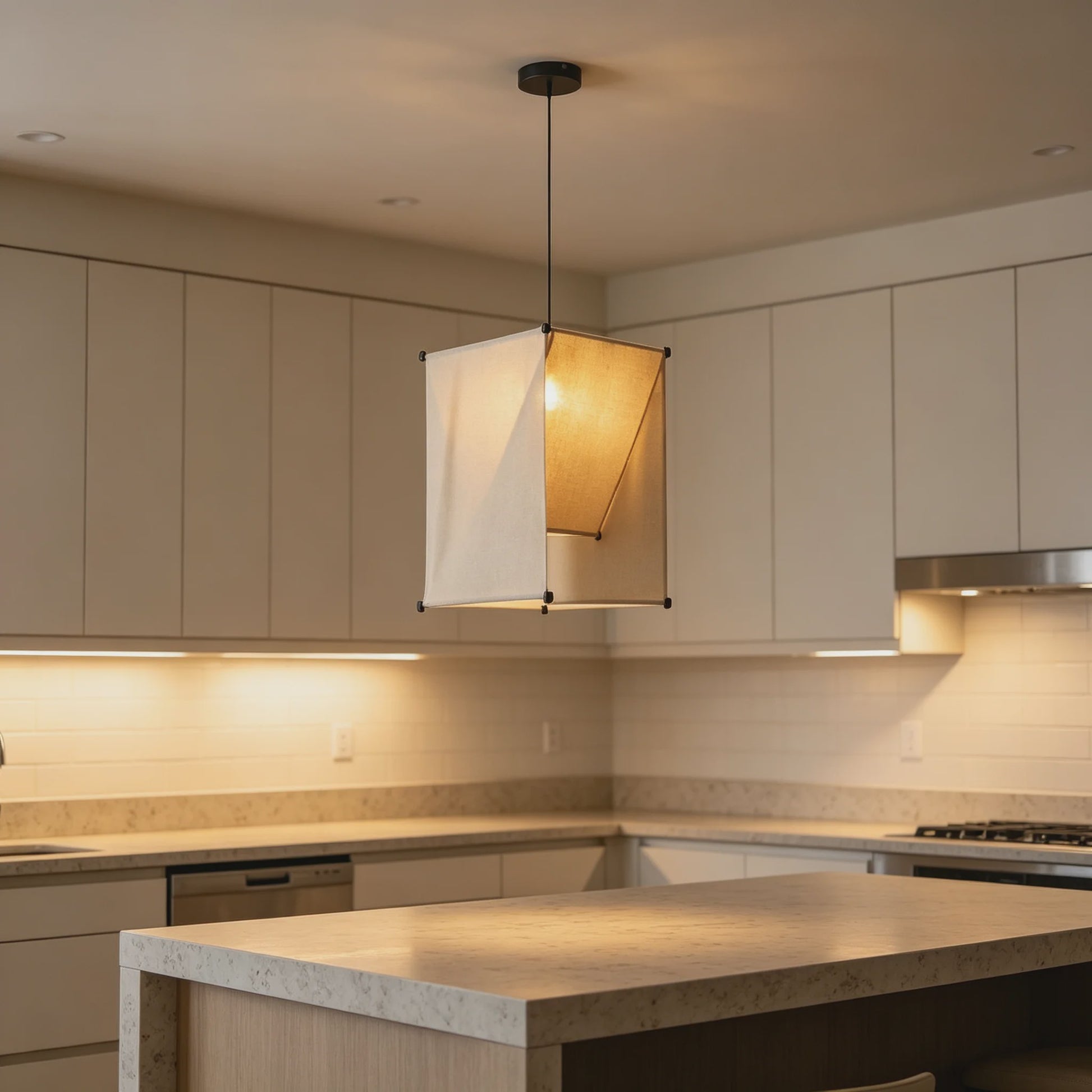 Japanse Stoffen Plafondlamp - Creatieve Hanglamp voor Hotel, Restaurant, Slaapkamer & Eetkamer