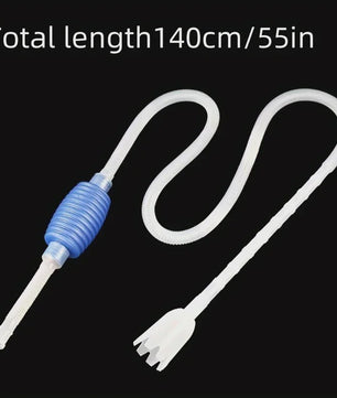 Aquarium Waterwisselaar & Reinigingsset - 1.4m Sifon Pomp voor Aquarium Onderhoud