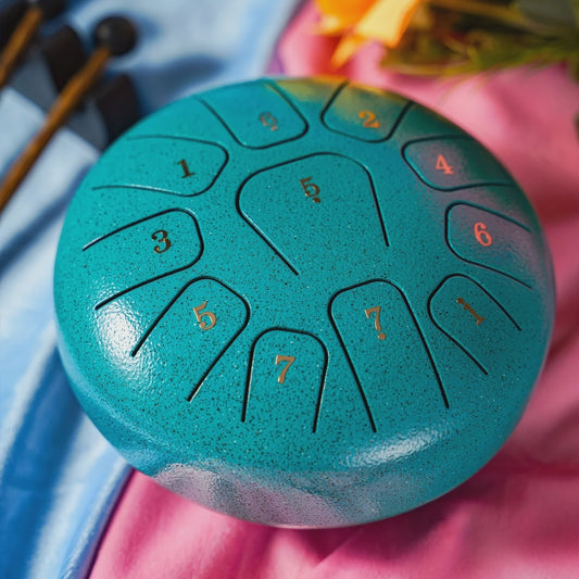 Miwayer 11-Tons Stalen Tongtrommel Geset: Klankhealing voor Yoga, Meditatie & Stressvermindering