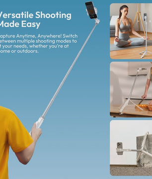 Ulanzi TT88 1.44M Selfie Stick & Statief met MagSafe Klem - Overhead & 360° Fotografie