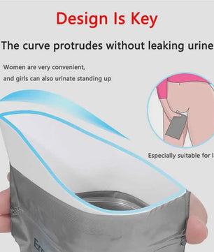 Handige Urine Zakjes voor Noodgevallen - Draagbaar & Wegwerp Toilet voor Reizen en Camping