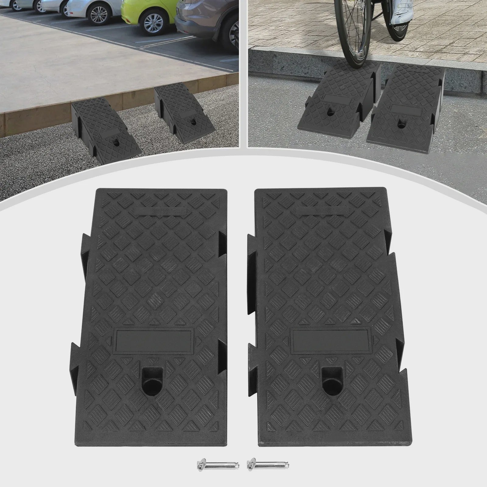 2x Kunststof Oprijplaten - Zware Belasting, Automatische Hefplaten