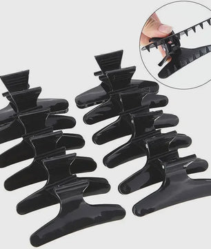 Professionele Vlinder Haarclips - Set van 25 Stuks voor Styling en Haarsecties