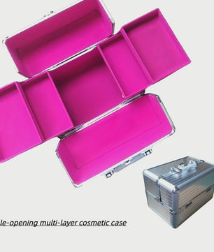 Professionele Make-up Koffer met 4 Schuifladen - Grote Cosmetica Opberger