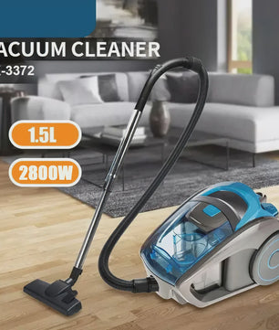 Krachtige Zakloze Stofzuiger 2800W met 15000PA Zuigkracht & Multi-Cyclonic Filtratie