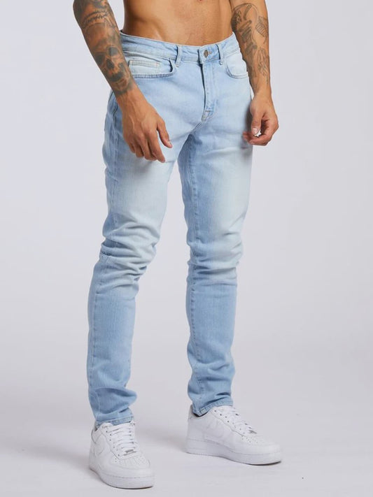 Heren Skinny Jeans met Stretch - Slim Fit Denim Broek voor Streetwear & Casual