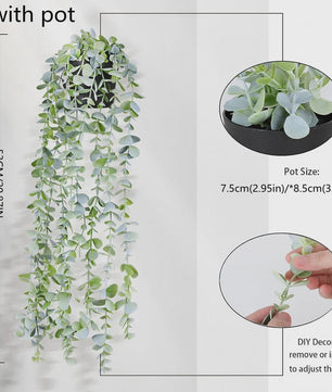 Kunst Eucalpytus Klimop Slager - Decoratieve Kunstplant voor Binnen & Buiten
