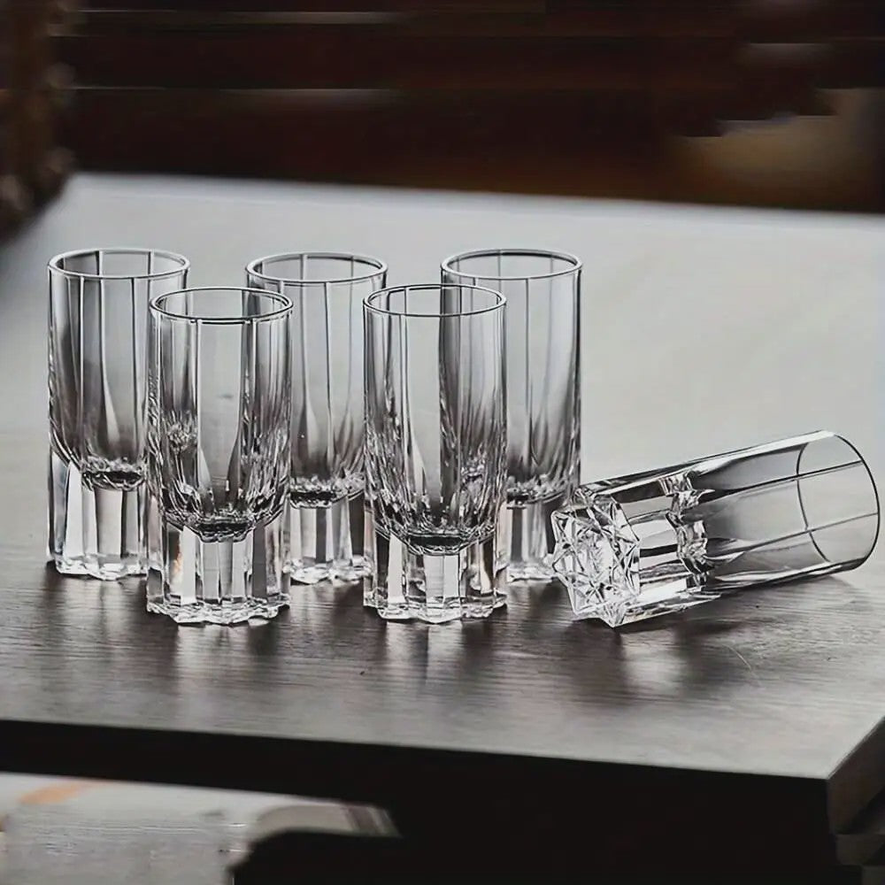 30ml Kristallen Shotglazen Set - Elegante Borrelglazen voor Whiskey, Tequila & Feesten