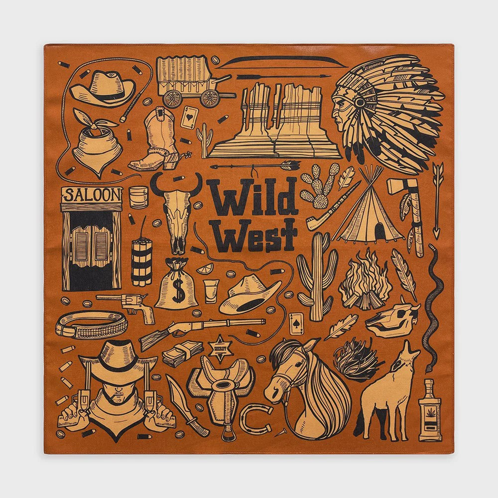 Unisex Katoenen Bandana met Dierenprint & Paisley Motief - Veelzijdig te Dragen