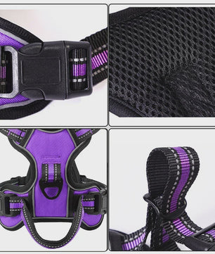 Verstelbaar Hondentuig Nylon - Reflecterend, Zacht & Ademend - Anti-trek - Voor Kleine tot Grote Honden