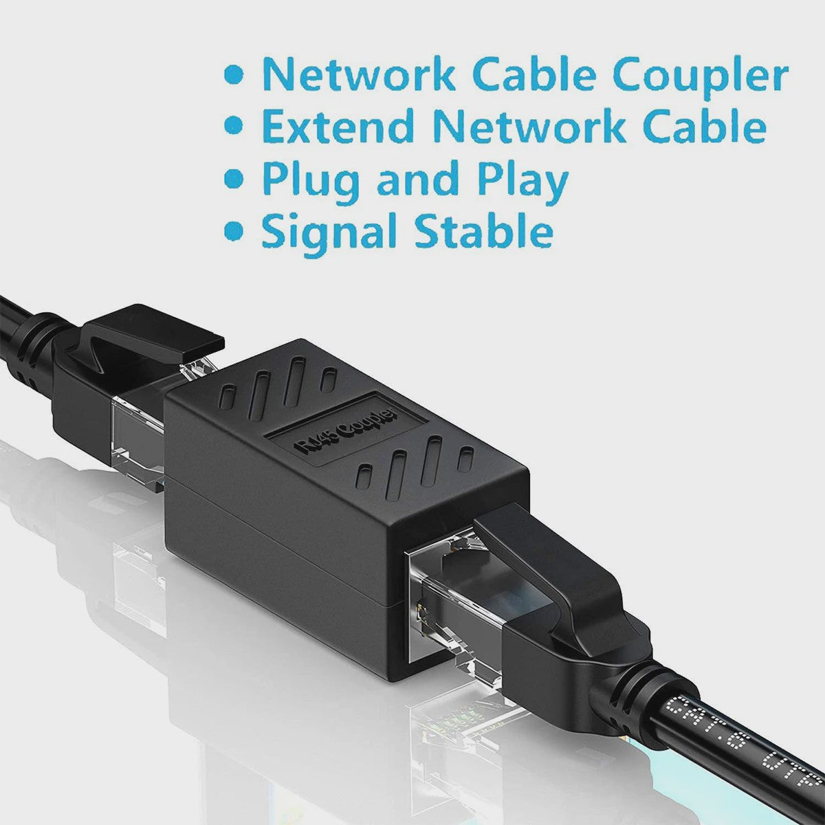 RJ45 Ethernet Kabel Verlengstuk - 1000Mbps LAN Connector voor Cat6/Cat5e - Female naar Female