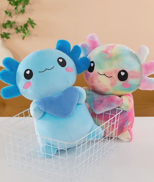 Zachte Axolotl Pluche Knuffel - Verkrijgbaar in 4 Kleuren, Perfect Cadeau
